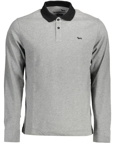 Harmont & Blaine Cotton Polo Shirt - Gray