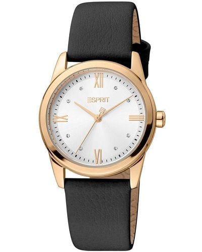 Esprit Rose Gold Watches - Black