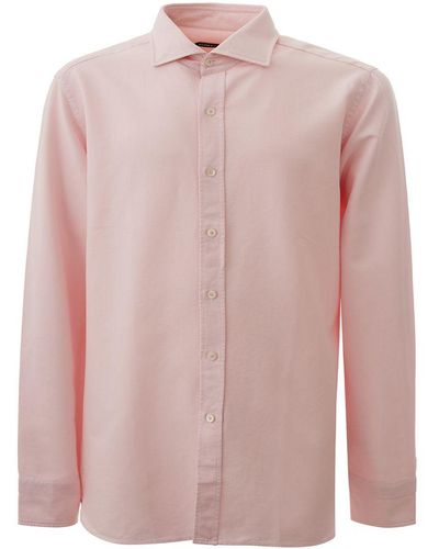 Tom Ford Elegant Long Sleeve Cotton Shirt - Pink