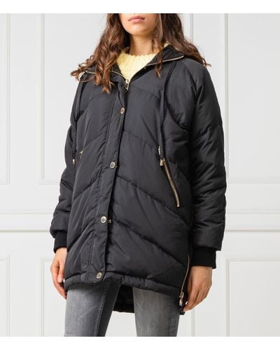 Silvian Heach Polyester Jackets & Coat - Black