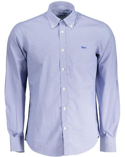 Harmont & Blaine Cotton Shirt - Blue