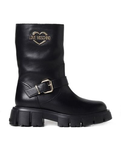 Love Moschino Boots for Women | Online Sale up to 72% off | Lyst