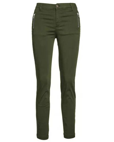 Liu Jo Green Cotton Jeans & Pant