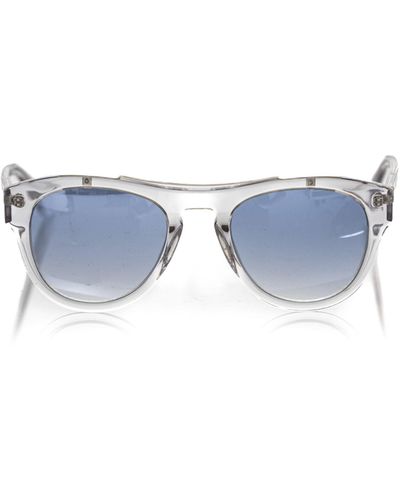 Frankie Morello Chic Shaded Lens Wayfarer Sunglasses - Blue