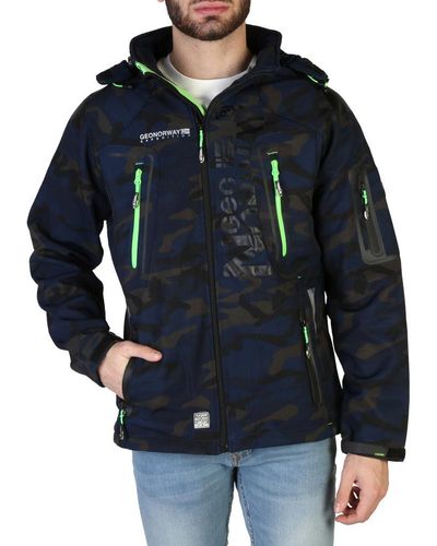 GEOGRAPHICAL NORWAY Techno-camo Jacket - Black