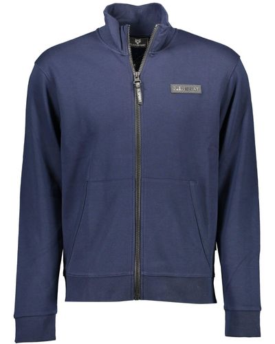 Plein Sport Blue Cotton Men's Sweatshirt main image 1