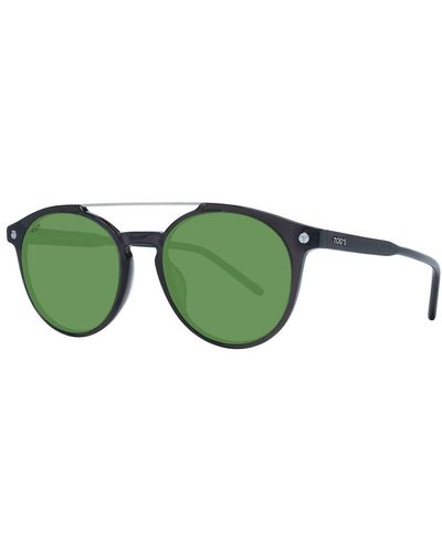 Tod's Black Unisex Sunglasses - Green