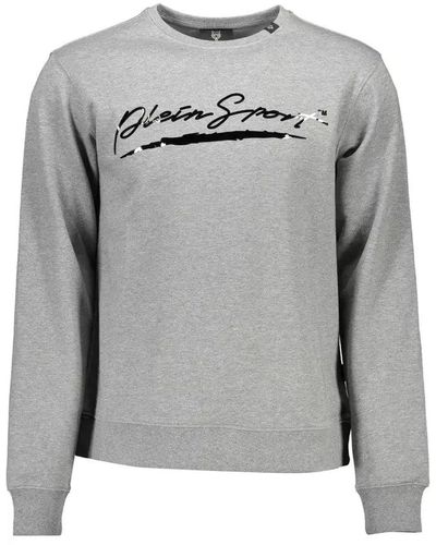 Philipp Plein Cotton Sweater - Gray