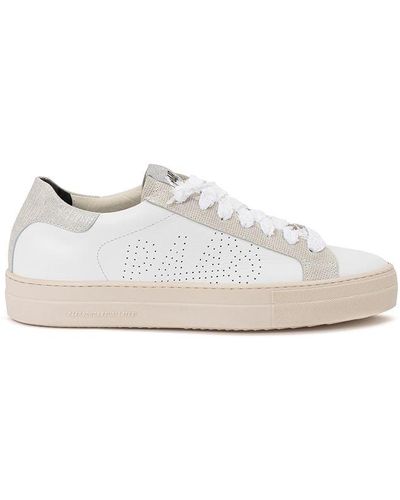 P448 Leather Sneaker - White