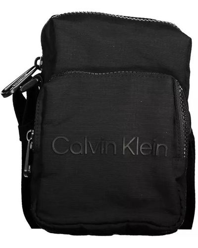 Calvin Klein Nylon Shoulder Bag - Black
