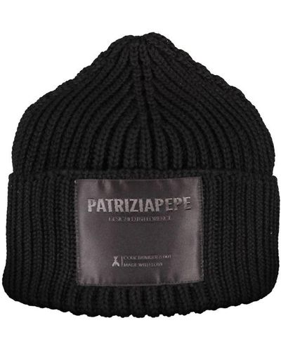 Patrizia Pepe Fabric Hat - Black