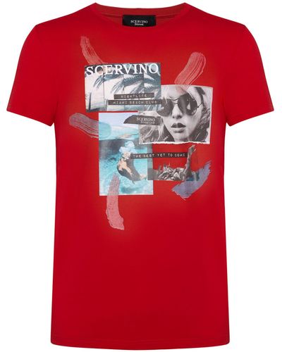 Ermanno Scervino Street Cotton T-shirt - Red