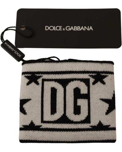 Dolce & Gabbana Elegant And Wool Wristband - Black