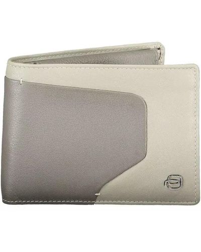 Piquadro Leather Wallet - Gray