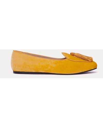 Charles Philip Leather Moccasin - Yellow