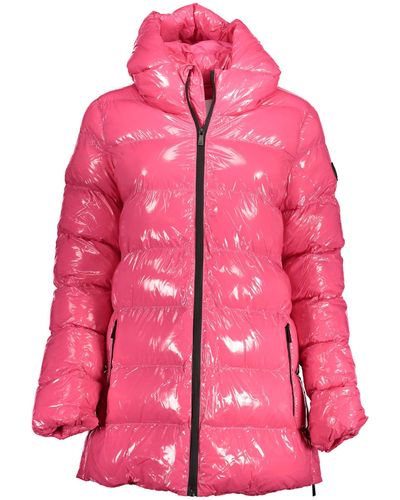 U.S. POLO ASSN. Pink Polyester Jackets & Coat