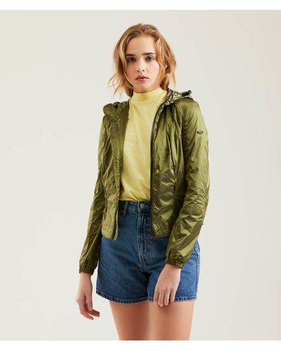 Refrigiwear Chic Ultra-Light Laminated ' Jacket - Green