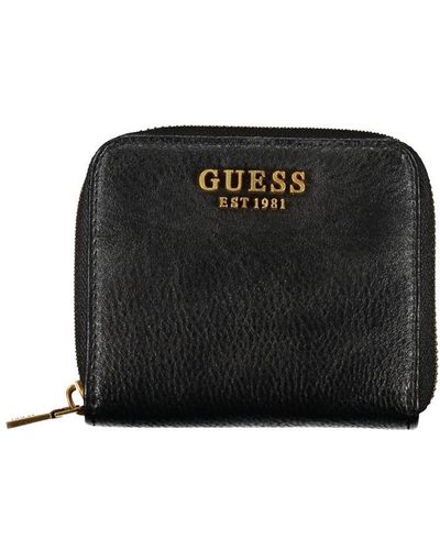 Guess Chic Polyethylene Coin Purse Wallet - Black