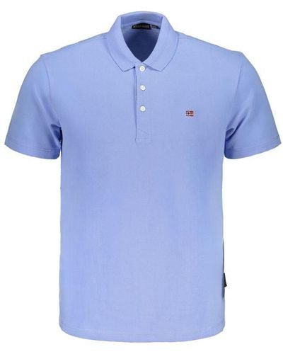 Napapijri Light Cotton Polo Shirt - Blue