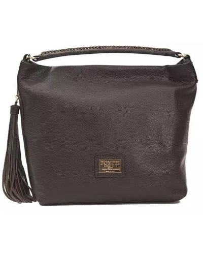 Pompei Donatella Chic Leather Shoulder Bag - Multicolor
