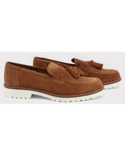 Made in Italia Shoes Moccasins Leather - Natural