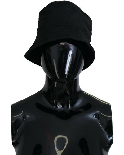 Dolce & Gabbana Nylon Bucket Cap Hat - Black