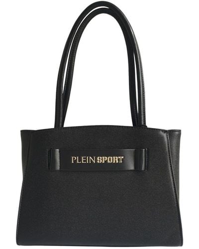 Philipp Plein Elegant Black Triple-compartment Tote Bag