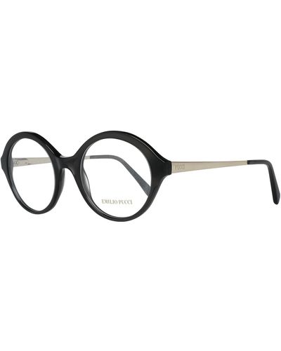 Emilio Pucci Black Metal & Plastic Glasses (Frames) main image 1