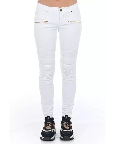 Frankie Morello Woptical Jeans & Pant - White