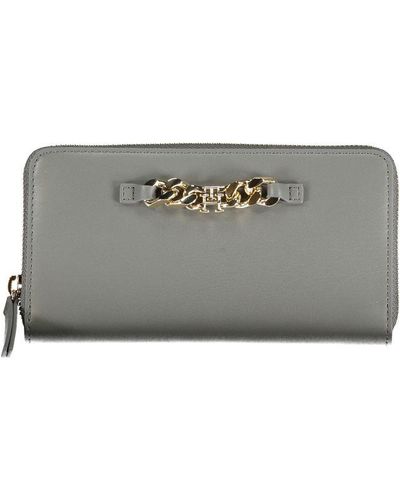 Tommy Hilfiger Chic Polyethylene Compact Wallet - Gray