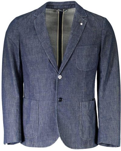 GANT Chic Cotton Long Sleeve Jacket - Blue