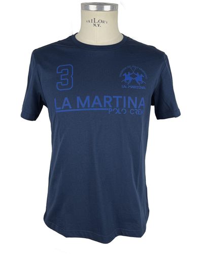 La Martina Azzurro Cotton Men T-Shirt main image 1