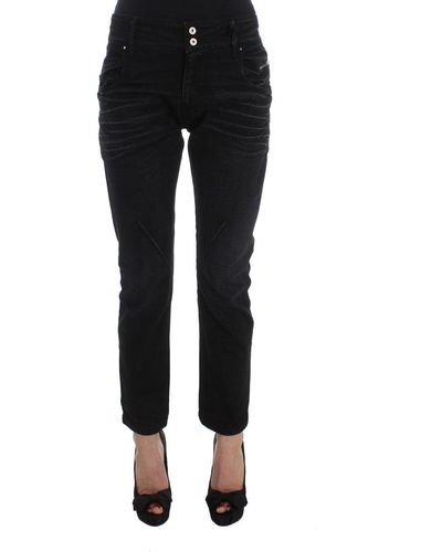 CoSTUME NATIONAL Elegant Slouchy Fit Jeans For Trendsetters - Black