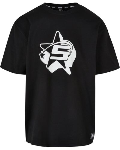 Starter Shooting star oversize t-shirt - Schwarz