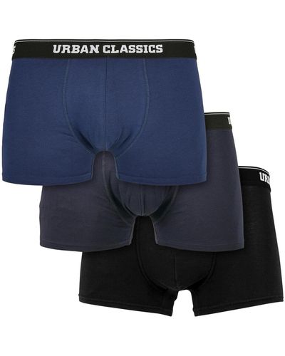 Urban Classics Boxershorts unifarben - Blau