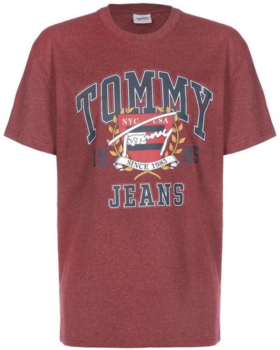 Tommy Hilfiger Tommy jeans vintage college - Rot