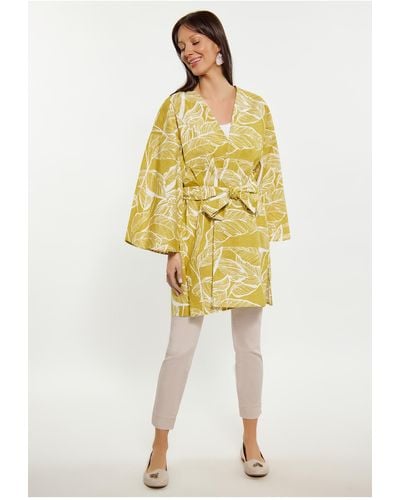 Usha Kimono & kaftan regular fit - Gelb