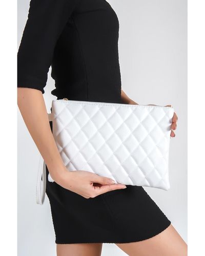 Capone Outfitters Capone white paris quilted white tasche - Schwarz