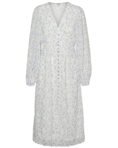 Vero Moda Kleid vmamalia midikleid - Weiß