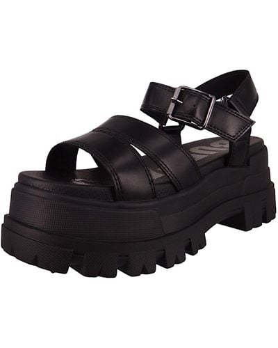 Buffalo Sandalen aspha ts sandal 1602188 black kunstleder - Schwarz