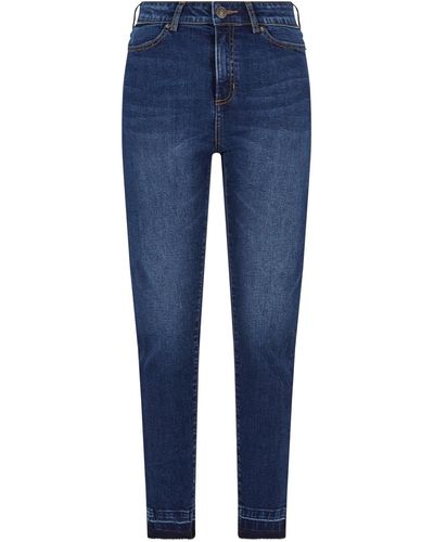 Urban Classics Skinny fit jeans - Blau