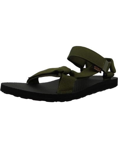Teva Wander-sandalen sandalen wanderschuhe original universal 1004006 dol dark olive polyester - Schwarz