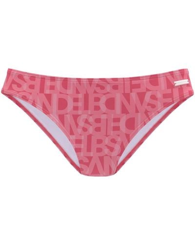 Elbsand Bikini-hose unifarben - Pink