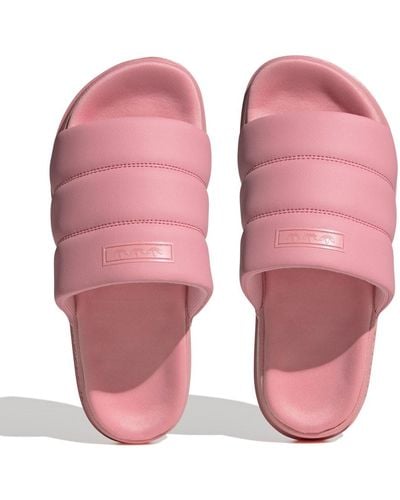 adidas Hq2055-k adılette essentıal w hausschuhe - Pink