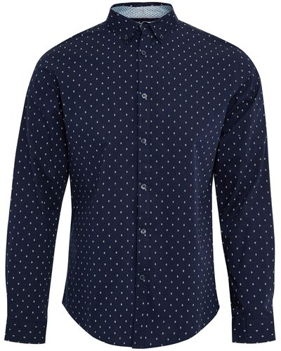 Threadbare Hemd regular fit - Blau