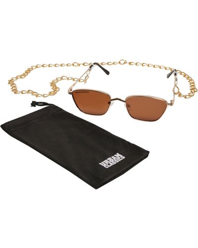 Urban Classics Sonnenbrille gold - one size - Grau