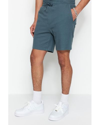 Trendyol Collection Petrol shorts und bermudas - 2xl - Blau