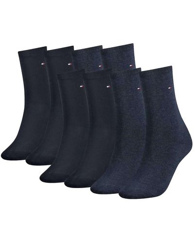 Tommy Hilfiger Socken, 8er pack sock casual, ecom, kurzsocken, uni - Blau