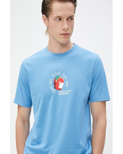 Koton Es t-shirt - Blau