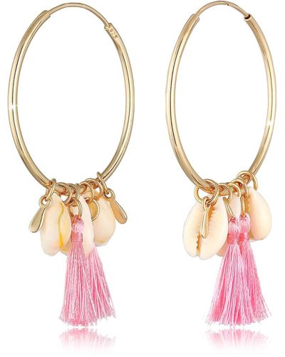 Elli Jewelry Ohrringe - Pink